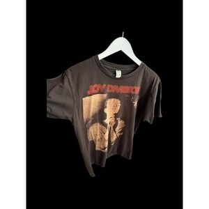 Vintage‎ Joy Division Ian Curtis T-Shirt T-Shirt Sz Medium Brown